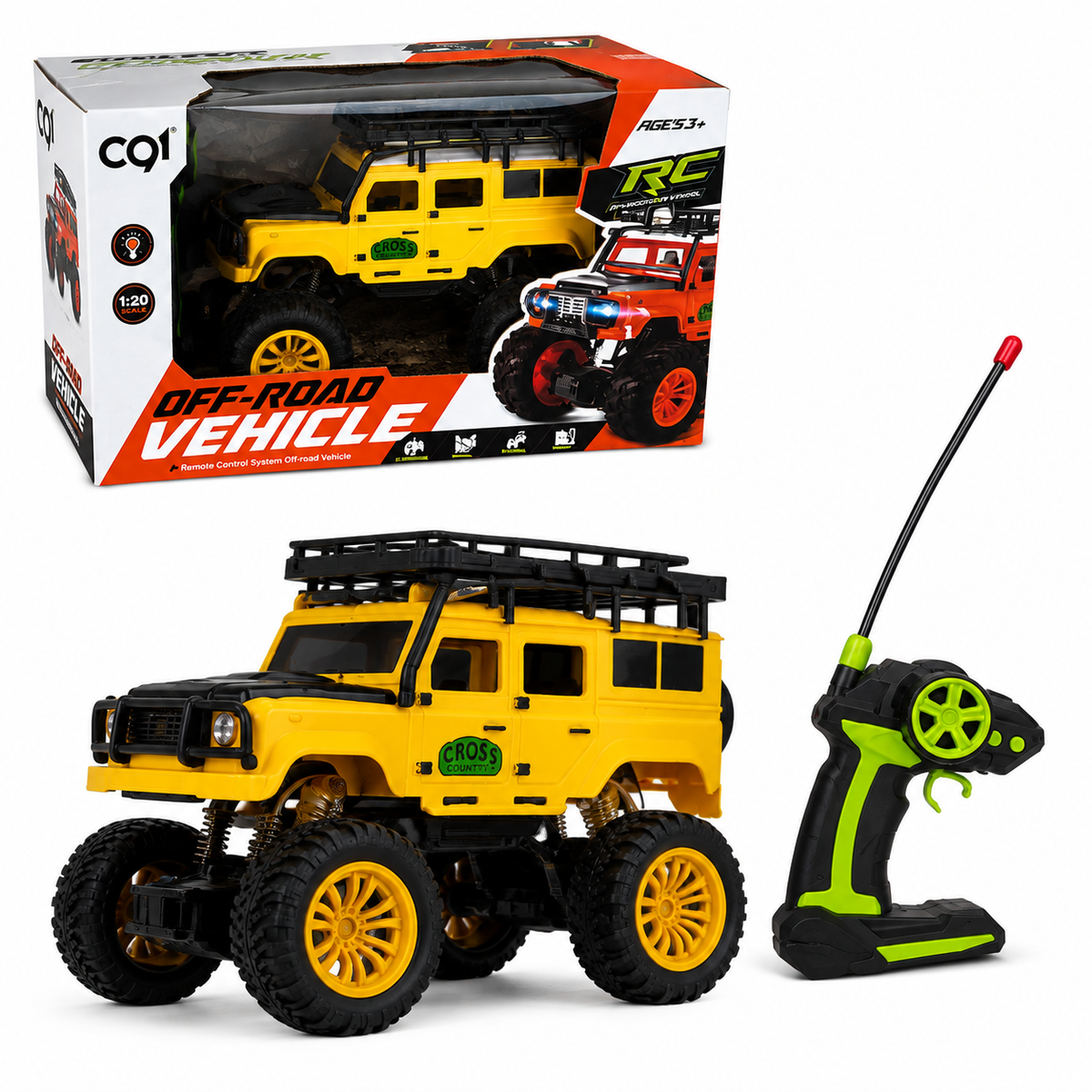 ๐ฅ 1:20 Scale RC Off-Road Vehicle โ 4WD Remote Control Jeep