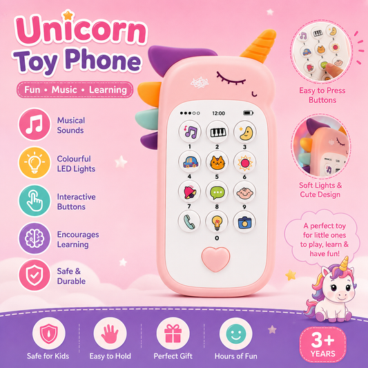 Unicorn Baby Silicone Phone