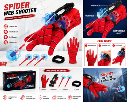 Spiderman Web Shooter Toy for Kids