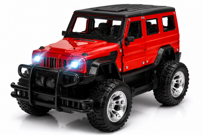 1:18 RC Spray Climbing Metal Off-Road Jeep – Remote Control Car with LED Lights