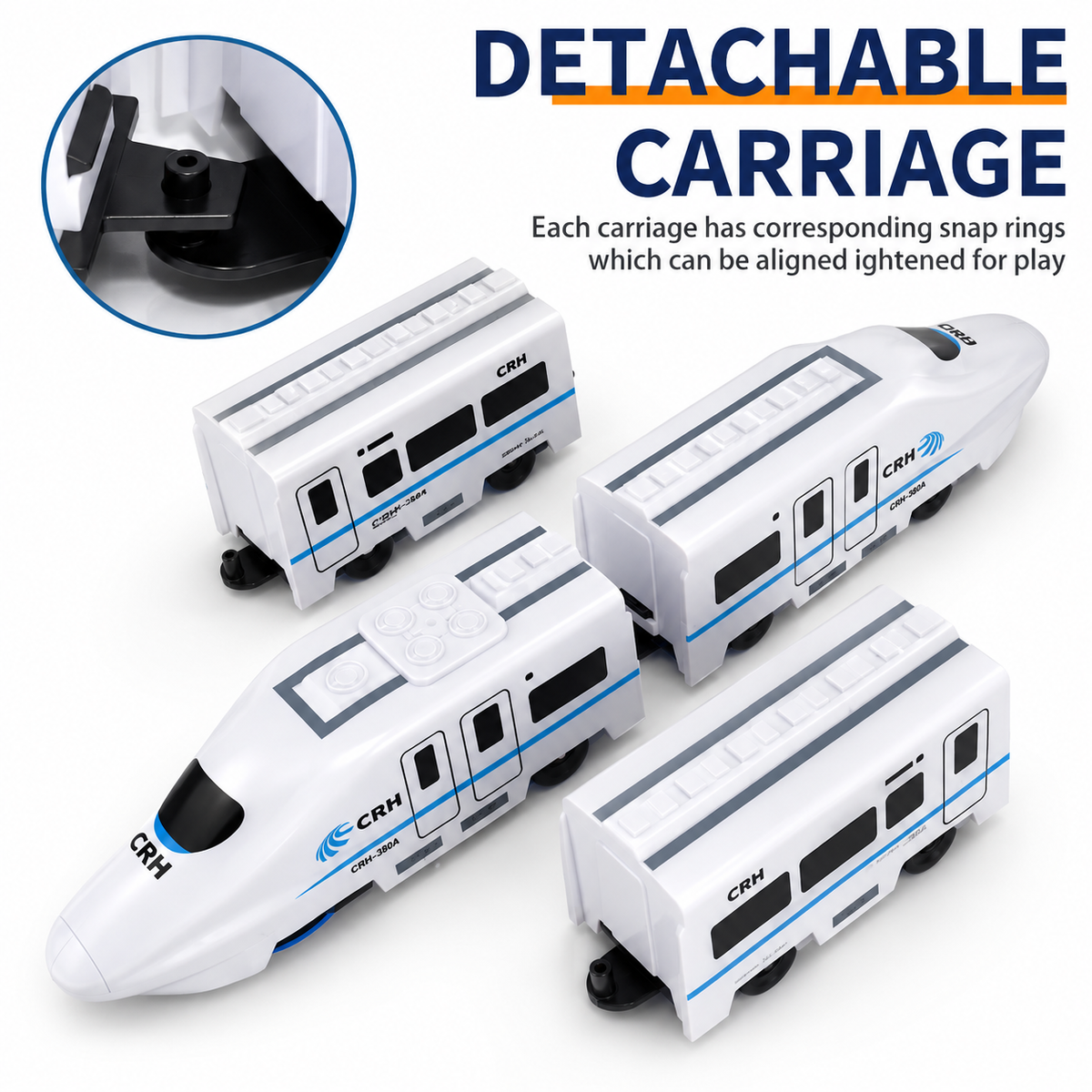 High-Speed Rail Remote Control Train Set