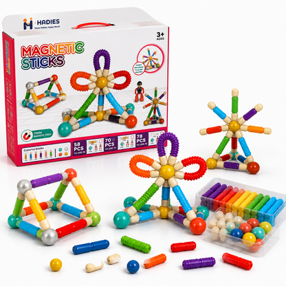 Magnetic Sticks Building Toy Set – Creative Construction &amp; Educational Toy for Kids