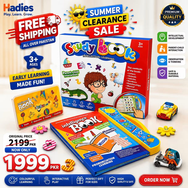 Interactive Study Book for Kids – Educational Learning Book with Sound