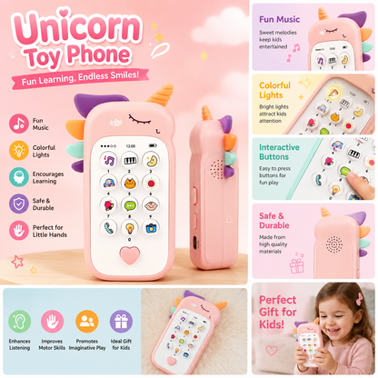 Unicorn Baby Silicone Phone