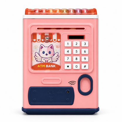 Kids Smart ATM Bank – Fingerprint &amp; PIN Code Money Saving Toy