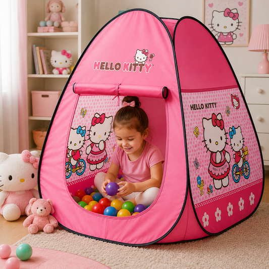 Hello Kitty Kids Play Tent - Foldable Indoor & Outdoor Tent Fun!