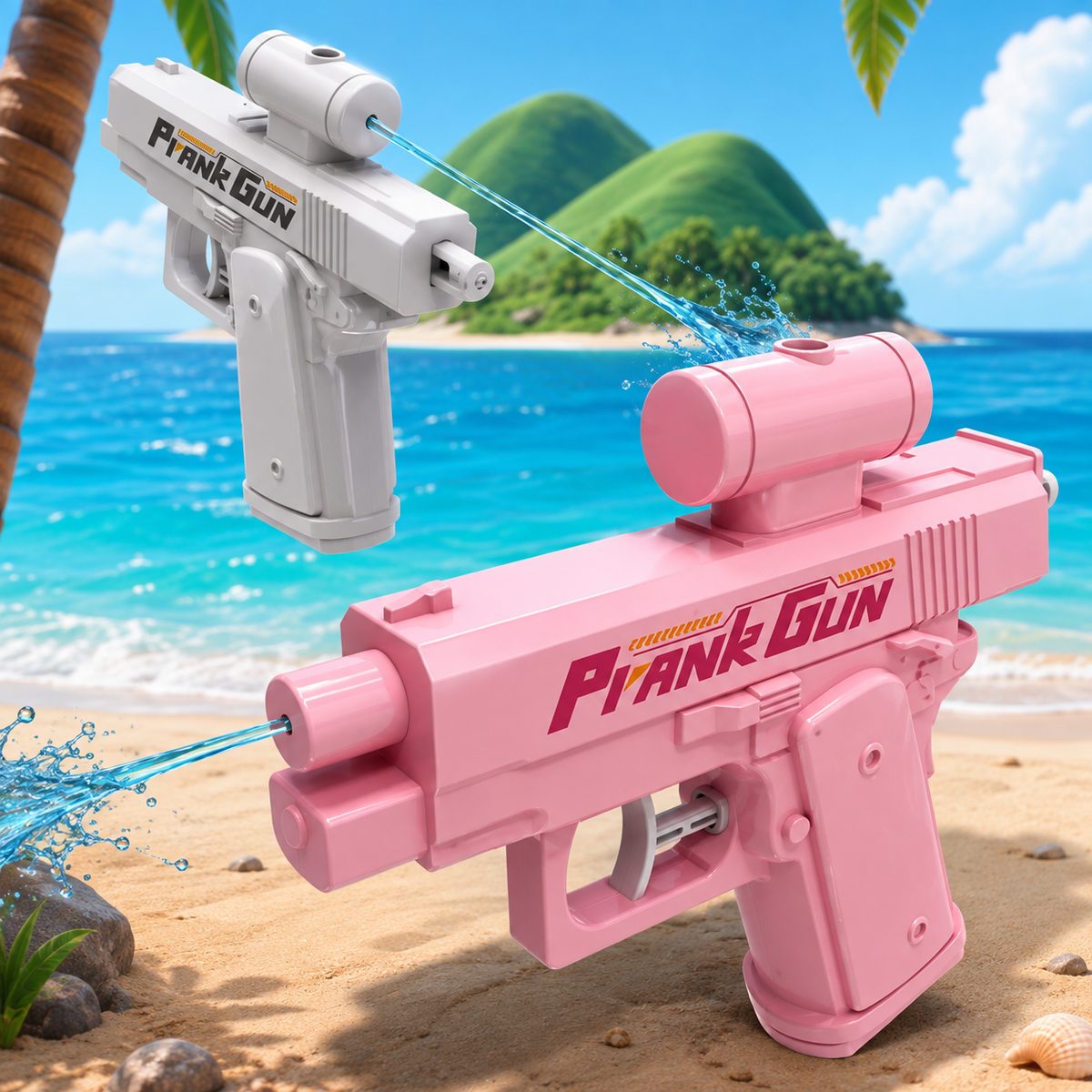 Prank Two-Way Water Gun Toy – Dual Spray Water Blaster for Kids Fun