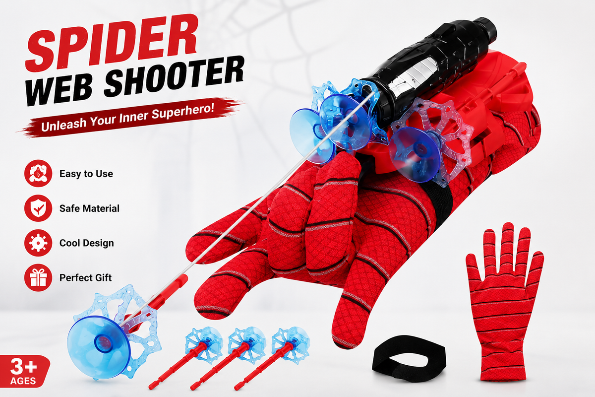 Spiderman Web Shooter Toy for Kids