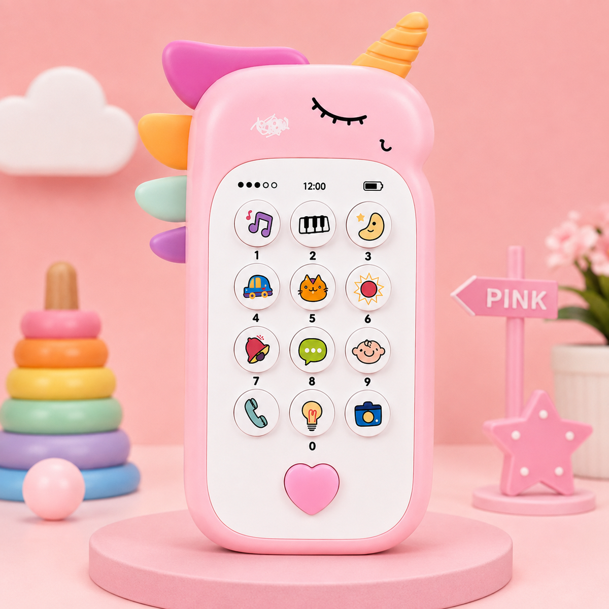 Unicorn Baby Silicone Phone