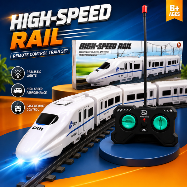 High-Speed Rail Remote Control Train Set