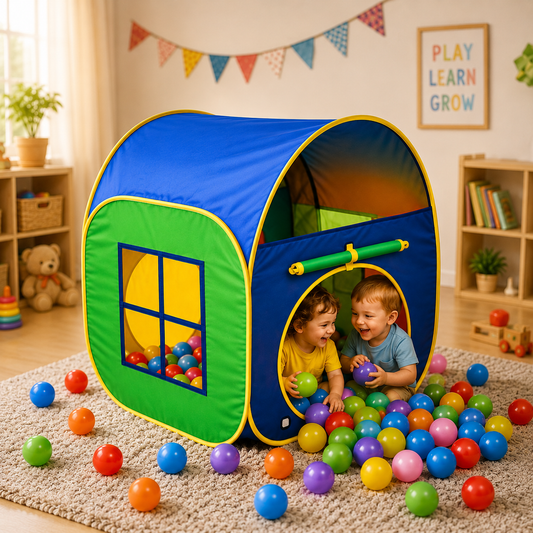 Kids Play House Tent - Foldable Indoor & Outdoor Fun Tent