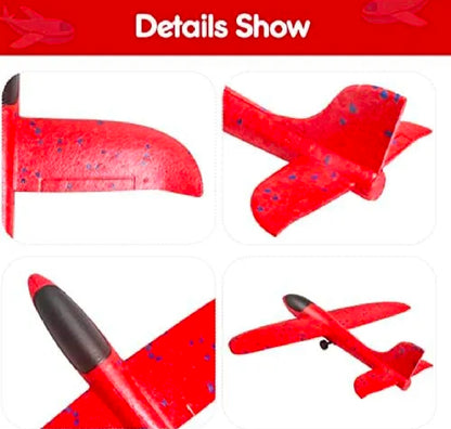 Aircraft Launcher Toy Gun With Form Glider Planes– Long Range Flying Glider Planes for Kids