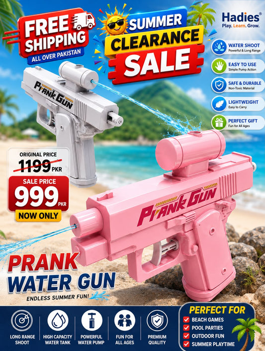 Prank Two-Way Water Gun Toy – Dual Spray Water Blaster for Kids Fun