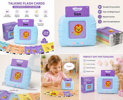 Rechargeable Flash card Reader Toddler Toy