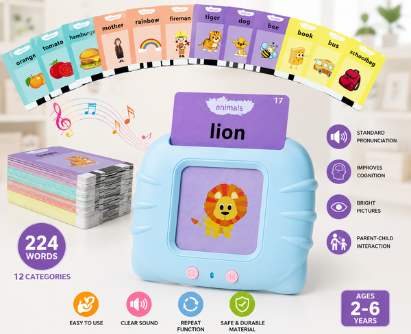 Rechargeable Flash card Reader Toddler Toy