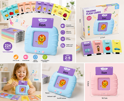 Rechargeable Flash card Reader Toddler Toy