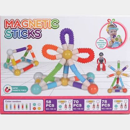 Magnetic Sticks Building Toy Set – Creative Construction &amp; Educational Toy for Kids