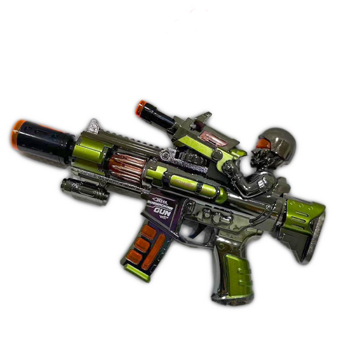 Battle Elite Military Toy Gun with Light, Sound & Spray Effect | Battery Operated Kids Gun (3+)