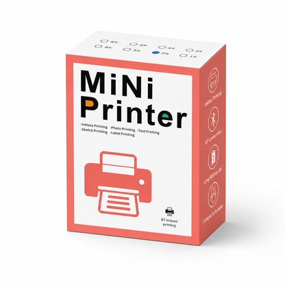 Mini Pocket Inkless Thermal Printer for Kids