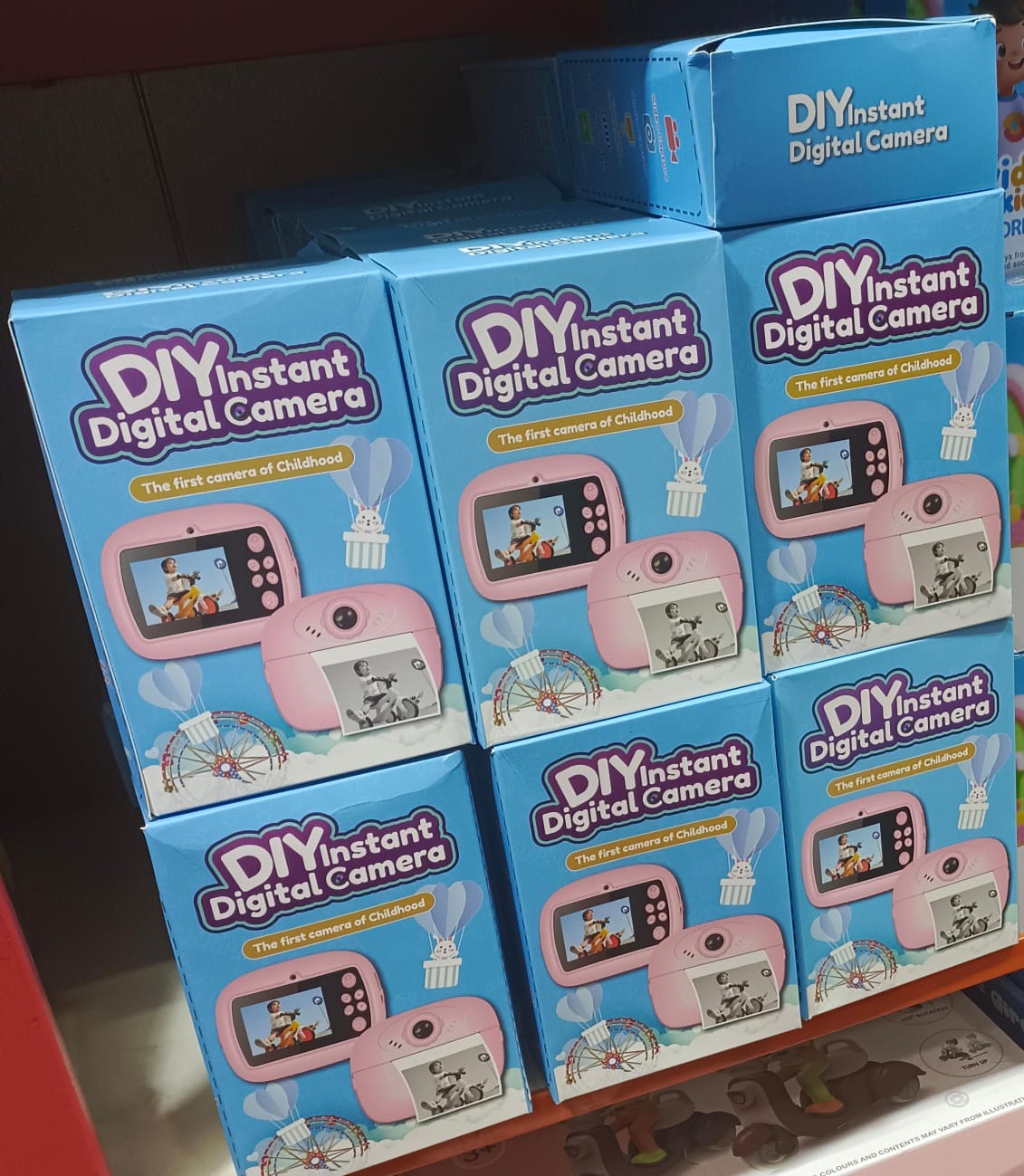 DIY Kid's Instant Print Digital Camera – Black & White Thermal Photo Printer