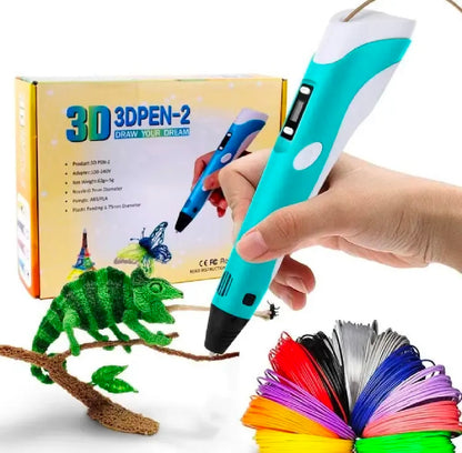 3D Drawing Pen Kit for Kids & Adults – Creative Arts & Crafts Stereoscopic Printing Pen