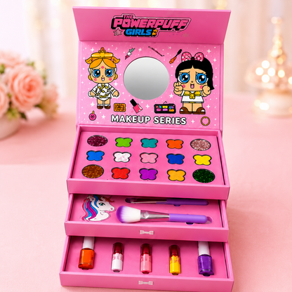 Girls Real Makeup Kit with Assorted Cosmetics – Little Princess Makeup Series