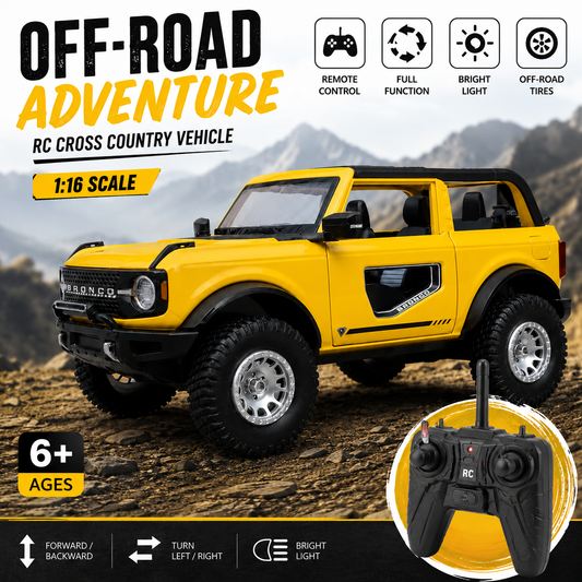 1:16 Scale RC Off-Road Vehicle – Remote Control 4x4 Racing Car for Kids
