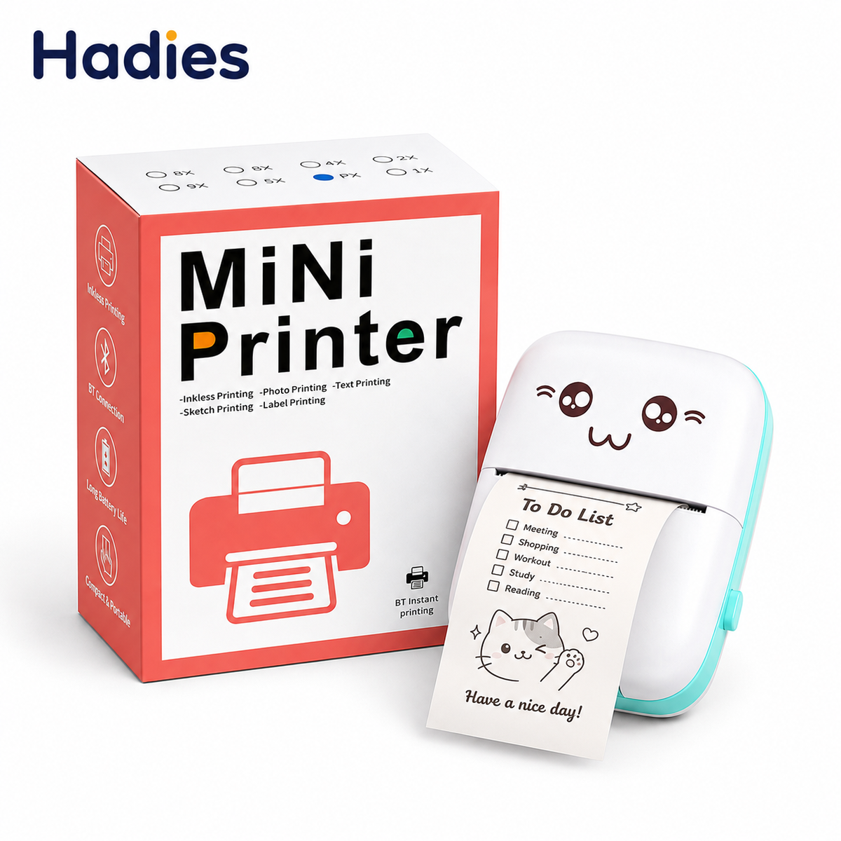 Mini Pocket Inkless Thermal Printer for Kids