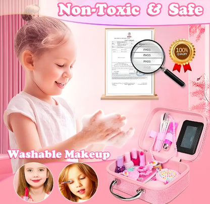 Makeup box for kids premium Quality,Make up Set Safety Cosmetic Kit For Girl Makeup Kit Box For Girls