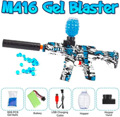 M416 Gel Blaster Automatic Rechargeable Electric Machine with 1,000 Gel Ball Splatter (Copy)