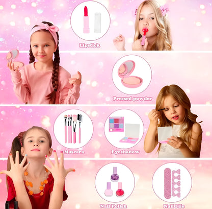 Makeup box for kids premium Quality,Make up Set Safety Cosmetic Kit For Girl Makeup Kit Box For Girls