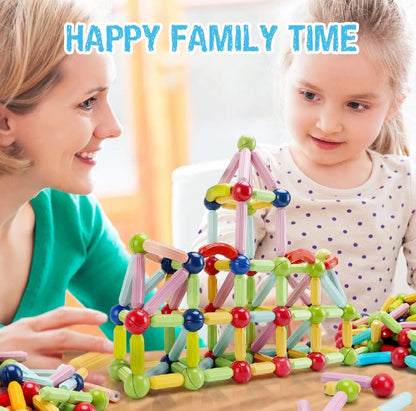 25 Magnetic Toys Building Blocks  Magnet Balls and Rods Set  For Baby Toys