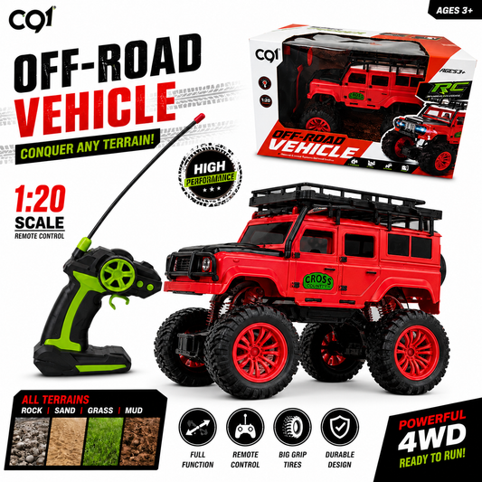 🔥 1:20 Scale RC Off-Road Vehicle – 4WD Remote Control Jeep