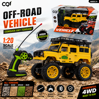 🔥 1:20 Scale RC Off-Road Vehicle – 4WD Remote Control Jeep
