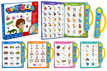 Interactive Study Book for Kids – Educational Learning Book with Sound