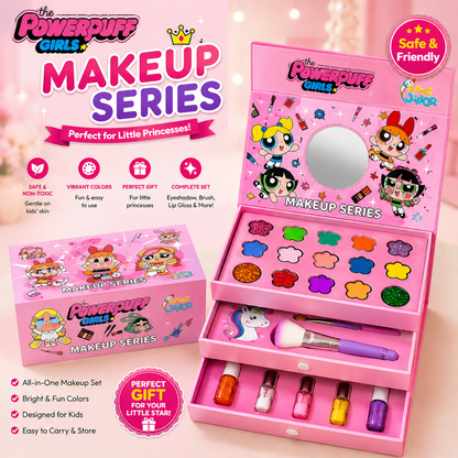Girls Real Makeup Kit with Assorted Cosmetics – Little Princess Makeup Series